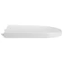 Kép 4/8 - GSI NORM soft close WC-ülőke, duroplast, fehér/króm