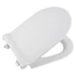 Kép 1/8 - GSI NORM SLIM soft close WC-ülőke, duroplast, fehér/króm