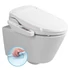 Kép 1/10 - AVVA fali WC BLOOMING EKO PLUS elektronikus bidé WC-ülőkével