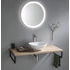 Kép 3/8 - AQUALINE NOA tükör LED világítással átm:60cm