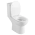 Kép 3/6 - KAIRO álló kombi WC, hátsó kifolyású, tartállyal, 36x67cm, króm duálgombos öblítőmechanikával