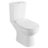 Kép 1/6 - KAIRO álló kombi WC, hátsó kifolyású, tartállyal, 36x67cm, króm duálgombos öblítőmechanikával