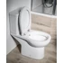 Kép 5/9 - KAIRO álló kombi WC, hátsó kifolyású, tartállyal, bidézuhannyal, 36x67cm, króm duálgombos öblítőmechanikával