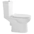 Kép 7/9 - KAIRO álló kombi WC, hátsó kifolyású, tartállyal, bidézuhannyal, 36x67cm, króm duálgombos öblítőmechanikával