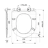 Kép 2/5 - GALIA SLIM Soft Close WC-ülőke, Easy Take, duroplast