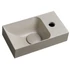 Kép 1/10 - PICCOLINO betonmosdó, 30,8x10x17cm, jobbos, homok