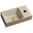 Kép 1/10 - PICCOLINO betonmosdó, 30,8x10x17cm, jobbos, sárga
