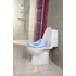 Kép 4/4 - AQUALINE RIGA monoblokkos WC, alsó kifolyású, króm duál gombos öblítőmechanika