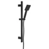 Kép 1/6 - SAPHO szögeletes zuhanyrúd, 700mm, matt fekete