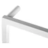 Kép 6/6 - SKA fali törölközőtartó, 45x115x10cm, matt fehér