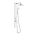 Kép 3/3 - AQUALINE FIGA zuhanypanel csapteleppel, 1050mm, PVC/fehér
