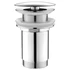 Kép 1/2 - AQUALINE nem zárható mosdólefolyó, túlfolyó nélkül, 5/4“, 10-50mm, króm
