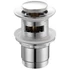 Kép 1/3 - AQUALINE klik-klak mosdólefolyó, kis dugóval, 5/4“, 25-45mm, réz/króm