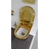 Kép 7/7 - CREAVIT PAULA fali WC, 35,5x50cm, arany