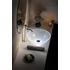 Kép 3/7 - BEAUTY PUKETA gravírozott üvegmosdó, átm:42cm, transzparent üveg