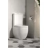 Kép 4/5 - KERASAN FLO kombi WC, tartállyal, mechanikával, alsó/hátsó kifolyású, ülőke nélkül