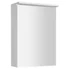 Kép 1/5 - AQUALINE KAWA STRIP tükrösszekrény, LED világítással 50x70x22cm, fehér