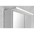 Kép 4/5 - AQUALINE KAWA STRIP tükrösszekrény, LED világítással 60x70x22cm, fehér