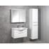 Kép 3/5 - AQUALINE KAWA STRIP tükrösszekrény, LED világítással, 80x70x24cm, fehér