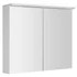 Kép 1/5 - AQUALINE KAWA STRIP tükrösszekrény, LED világítással, 80x70x24cm, fehér