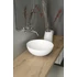 Kép 3/6 - THIN pultra szerelhető rockstone mosdó, 390x145mm, matt fehér