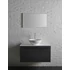 Kép 5/6 - THIN pultra szerelhető rockstone mosdó, 390x145mm, matt fehér