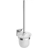 Kép 1/3 - BEMETA BETA Fali WC kefetartó, üveg, fehér kefe, 95x360x140mm, króm (132113012)