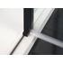 Kép 9/10 - POLYSAN ZOOM LINE BLACK nyílóajtó fix résszel, 1300mm, transzparent üveg, fekete