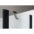 Kép 11/15 - POLYSAN ZOOM LINE zuhanyajtó és oldalfal, 1300x800mm, transzparent, fekete