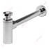Kép 1/3 - FERRO ROTONDO hengeres búraszifon, állítható lefolyó, rozettával, 5/4”x32 mm, króm
