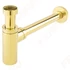 Kép 1/2 - FERRO ROTONDO hengeres búraszifon, állítható lefolyó, rozettával, 5/4”x32 mm, arany