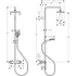 Kép 2/2 - HANSGROHE Vernis Shape Showerpipe 230, 1 jet, EcoSmart, termoszátos zuhanycsapteleppel, króm