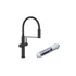 Kép 1/4 - INVENA PERSIA konyhai csaptelep vízszűrővel, mágneses flexibilis kifolyó, fekete