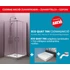 Kép 2/4 - KOLPA SAN ECO QUAT TKK 80/K SILVER ZUHANYKABIN+80/O TRIN ELŐLAPOS TÁLCA+SZIFON