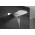 Kép 3/4 - KLUDI A-QA fejzuhany 600 x 250 mm, fali kivitel, multifunkciós, fekete