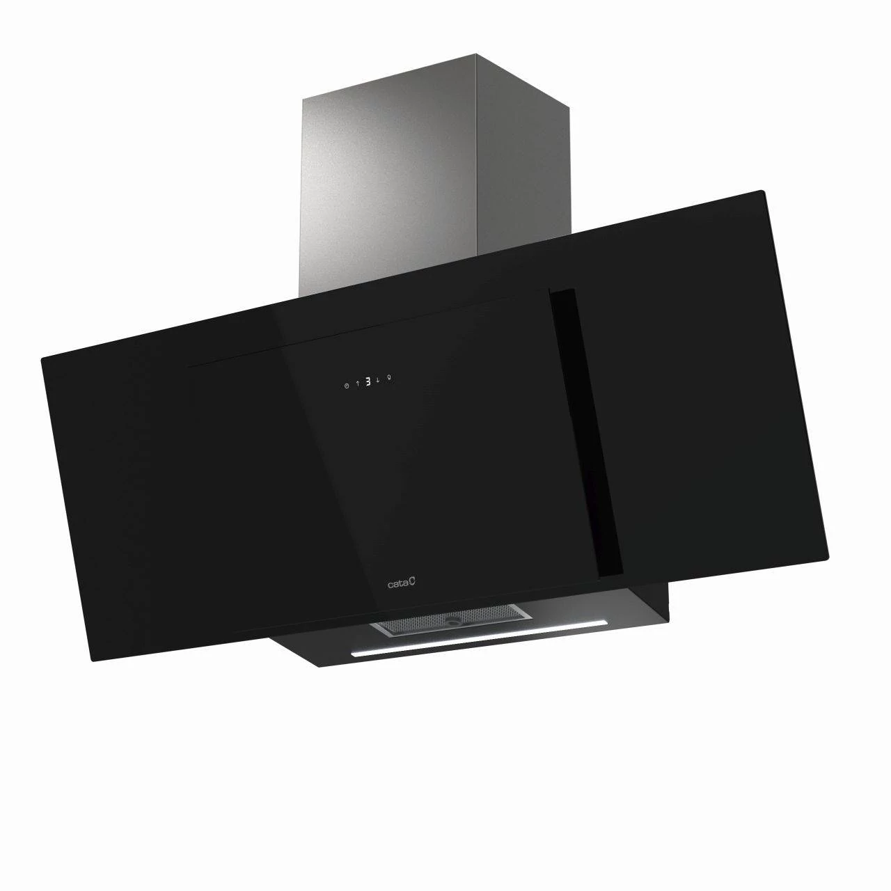 CATA - Páraelszívó Thalassa PRO 1200 GBK fekete hob to hood