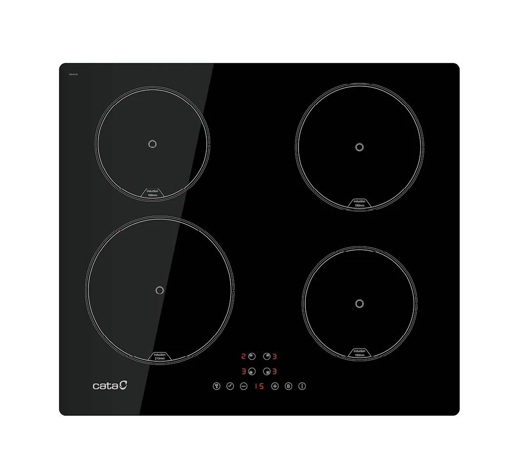 CATA - Beépíthető indukciós főzőlap IB-6324E2 BK Hob to Hood