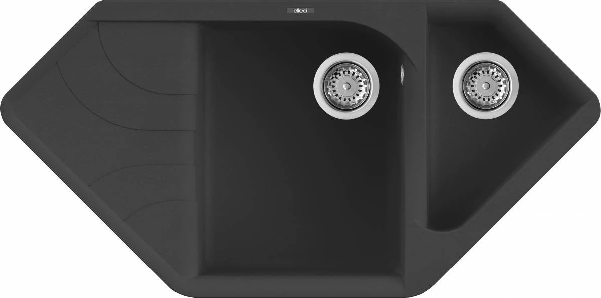 ELLECI - Mosogatótálca Ego CORNER G40 nero