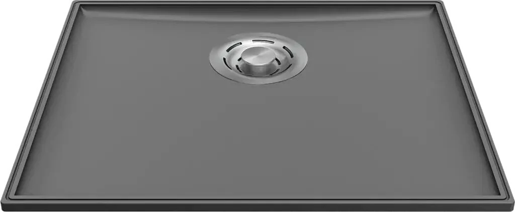 ELLECI- Mosogatótálca Essenza 50 46,2x38,2 Keratek K99 Dark Grey inox tartozékokkal