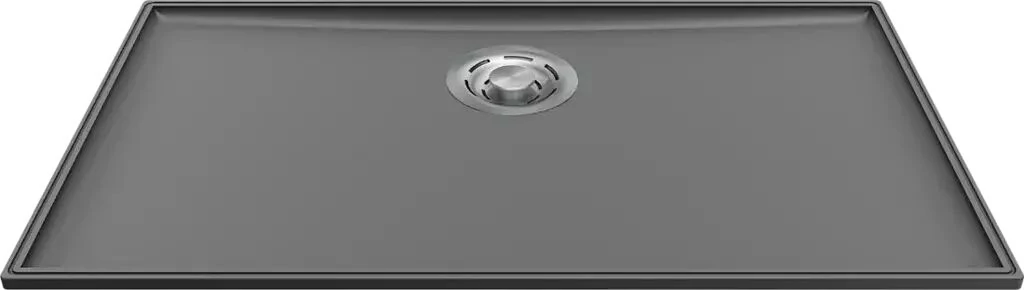 ELLECI- Mosogatótálca Essenza 70 68,2x38,2 Keratek 1 m. K99 Dark Grey inox tartozékokkal