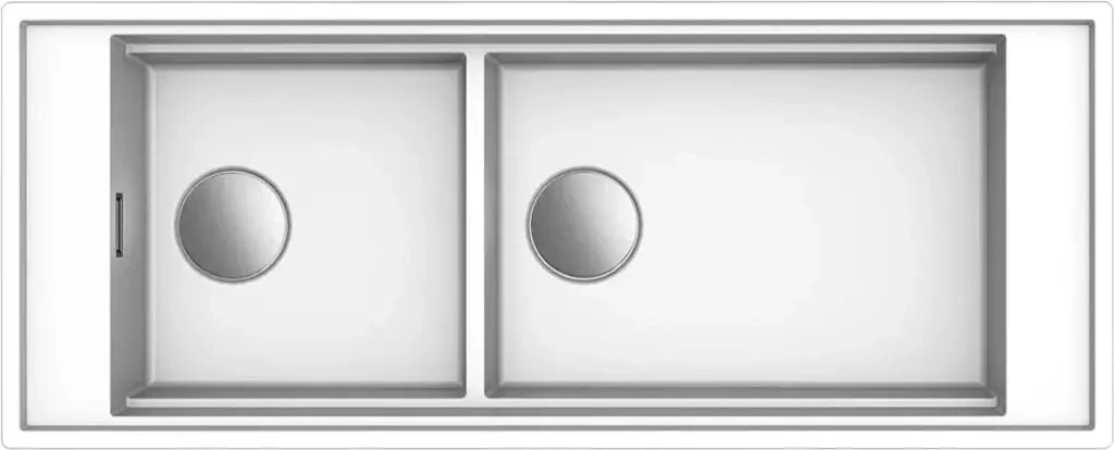ELLECI- Mosogatótálca Mixology 590 1140x392 Keratek K96 White inox tartozékokkal