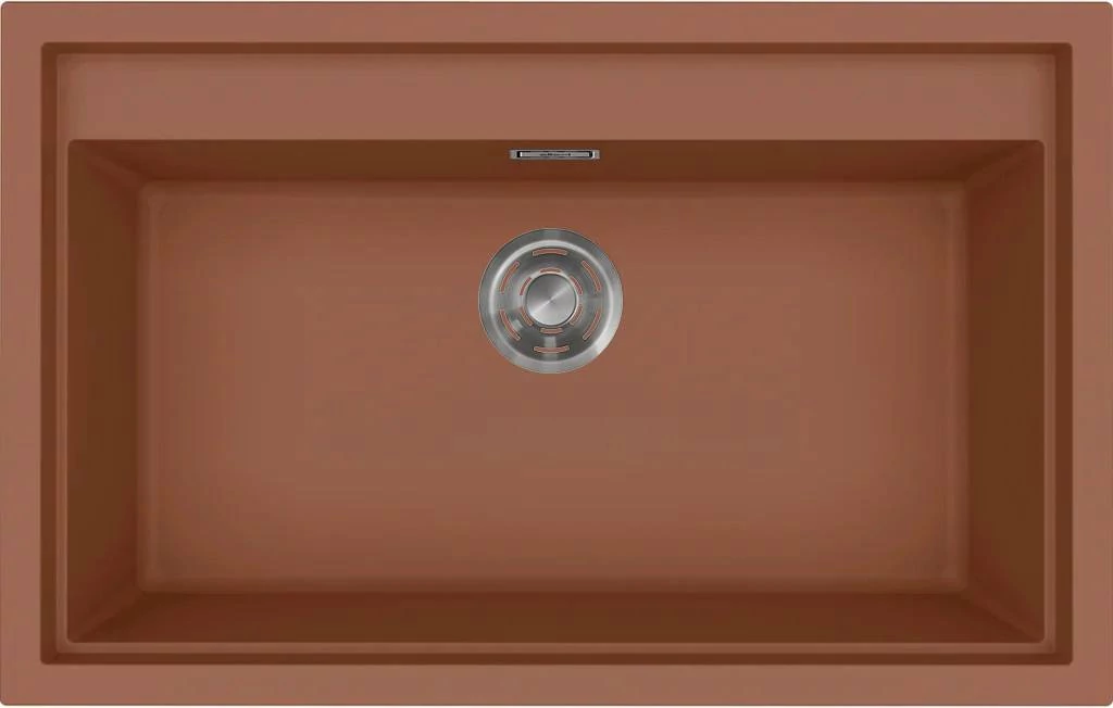 ELLECI- Mosogatótálca Sintesi 130 Keratek K83 Cavern Clay inox tartozékokkal