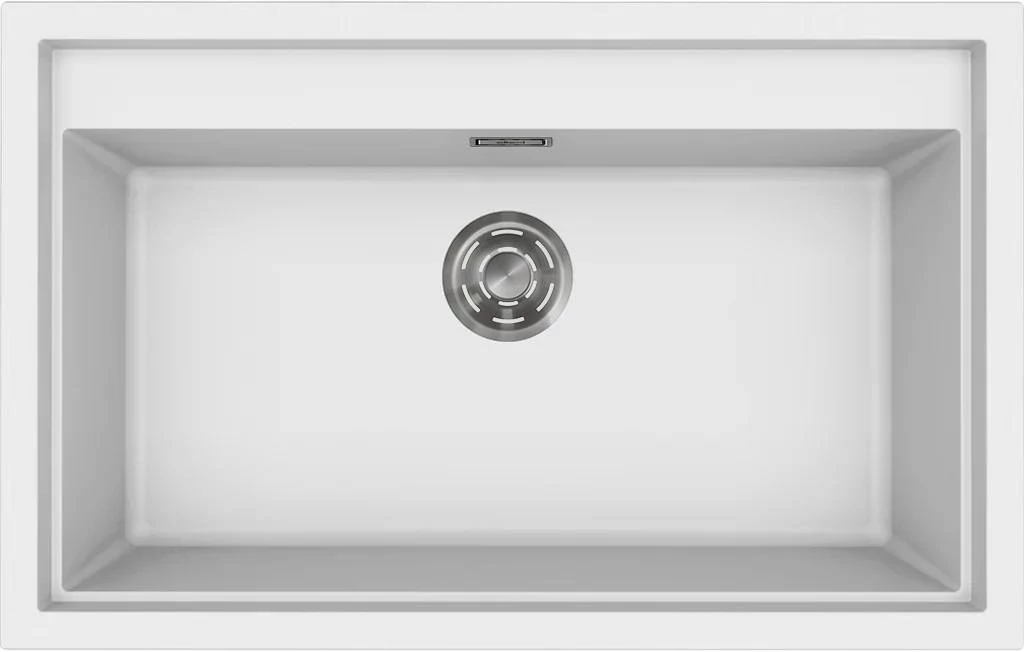 ELLECI- Mosogatótálca Sintesi 130 Keratek K96 White inox tartozékokkal