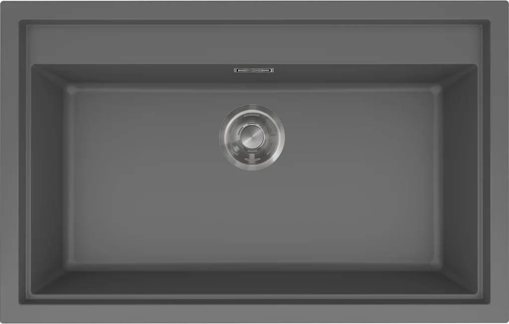 ELLECI- Mosogatótálca Sintesi 130 Keratek K99 Dark Grey inox tartozékokka