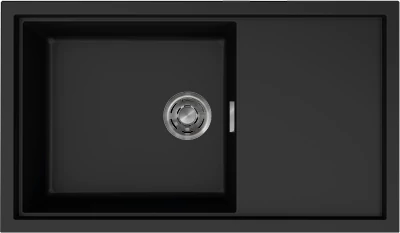 ELLECI - Mosogatótálca Sintesi 410 K86 Black inox tartozékokkal