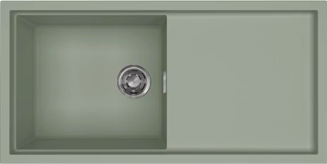 ELLECI - Mosogatótálca Sintesi 480 K82 Sage Green inox tartozékokkal