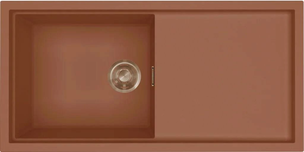 ELLECI- Mosogatótálca Sintesi 480 Keratek K83 Cavern Clay bronz tartozékokkal