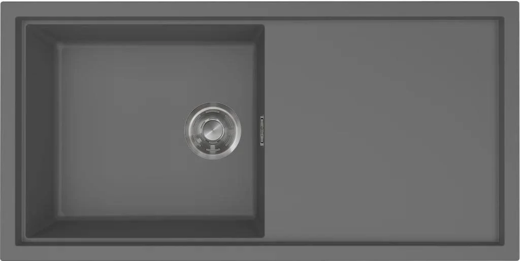ELLECI- Mosogatótálca Sintesi 480 Keratek K99 Dark Grey inox tartozékokkal