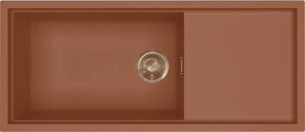 ELLECI- Mosogatótálca Sintesi 510 Keratek K83 Cavern Clay bronz tartozékokkal