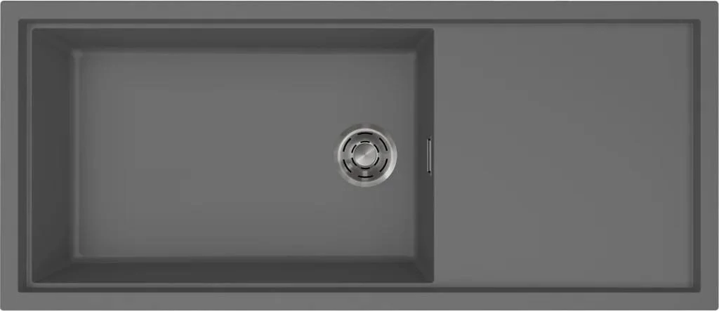 ELLECI- Mosogatótálca Sintesi 510 Keratek K99 Dark Grey inox tartozékokkal